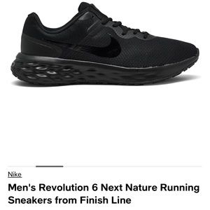 Mens revolution 6 Nature running sneakers size 13, never worn, brand new!